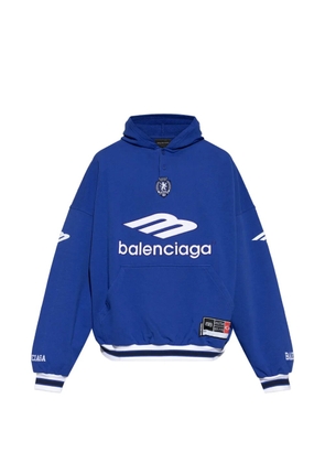 Balenciaga logo hoodie - Blue