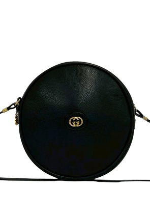 Gucci Pre-Owned 20th Century Calfskin Interlocking G crossbody bag - Black