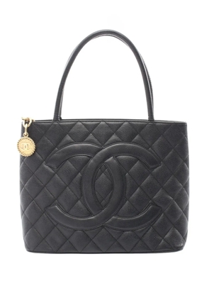 CHANEL Pre-Owned 2006-2008 Caviar Medallion tote bag - Black