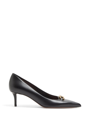 Valentino Garavani VLogoThe Bold Edition calfskin pumps 60mm - Black