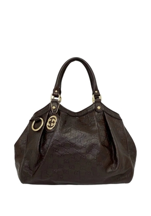 Gucci Pre-Owned 2016-2026 Medium Guccissima Sukey tote bag - Brown