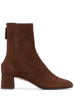 Aquazzura high-ankle leather boots - Brown
