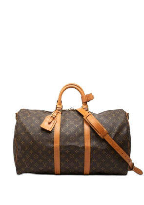 Louis Vuitton Pre-Owned 1986 Monogram Keepall Bandouliere 50 travel bag - Brown