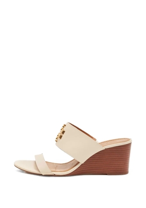Tory Burch leather heeled sandals - Neutrals