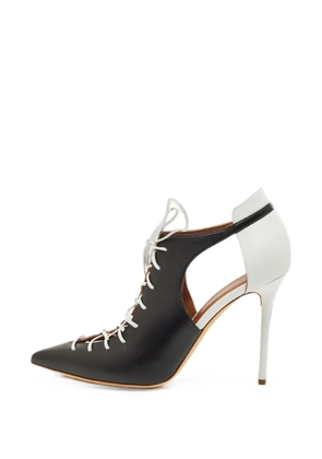 Malone Souliers Montana lace-up heeled pumps - Black