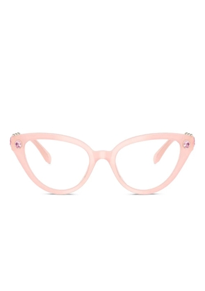 Swarovski Eyewear crystal-embellished cat-eye glasses - Pink