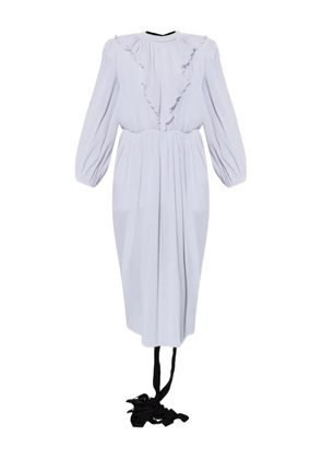 Balenciaga plissé dress - White
