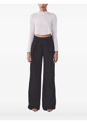 ARTEMIS DICIERO long-sleeve crop top - White