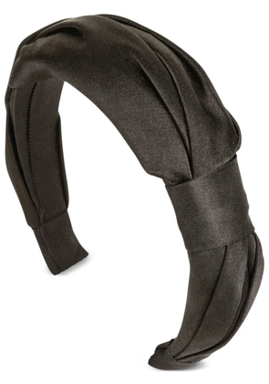 Jennifer Behr Audrey satin headband - Black