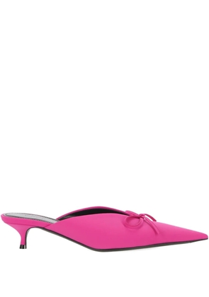 Balenciaga bow-detail 40mm mules - Pink
