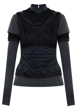 Balenciaga layered top - Black