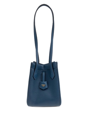 FENDI Origami Mini leather shoulder bag - Blue