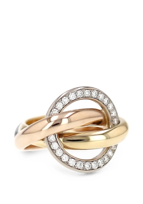 Cartier 2010s Trinity Crash diamond ring - Gold