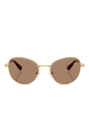 Swarovski Eyewear geometric-frame sunglasses - Gold