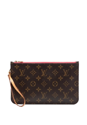 Louis Vuitton Pre-Owned 2015 Monogram Neverfull MM pouch - Brown