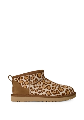 UGG Classic Ultra Mini leopard-print ankle boots - Neutrals