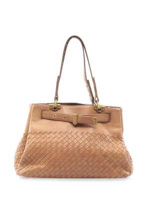 Bottega Veneta Pre-Owned 2000s Intrecciato leather tote bag - Brown