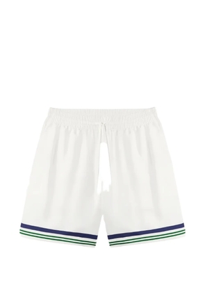 Casablanca Hotel Emblem deck shorts - White