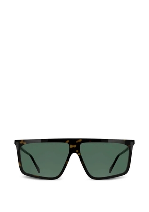 Karl Lagerfeld tortoiseshell-effect rectangle-frame sunglasses - Brown