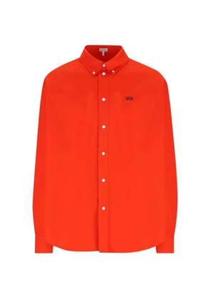 LOEWE logo-embroidered button-down shirt