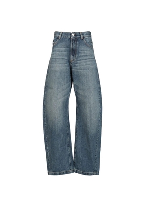 The Attico washed-effect jeans - Blue