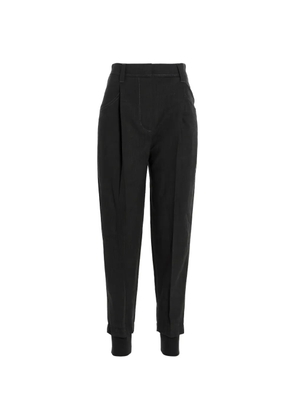 Brunello Cucinelli tapered-leg pleated trousers - Grey