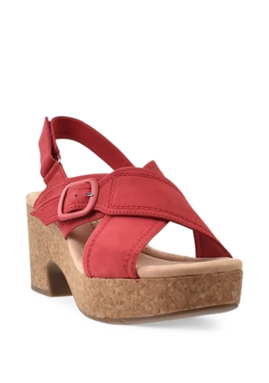 Clarks Originals Nerisa Pace buckle-fastening sandals - Red