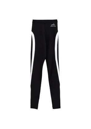 Balenciaga reflective panelled leggings - Black
