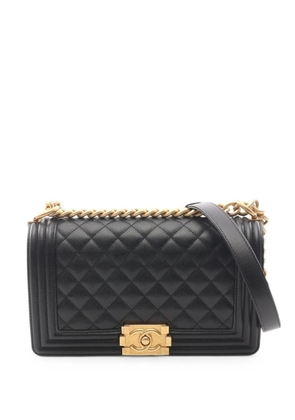 CHANEL Pre-Owned Boy quilted shoulder bag - Black