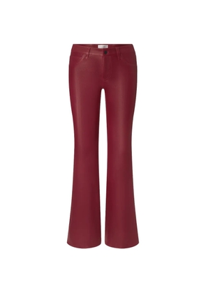 FRAME The Leather Rouge trousers - Red