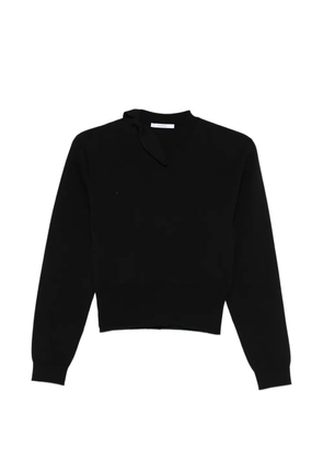 Givenchy tie-neck sweater - Black