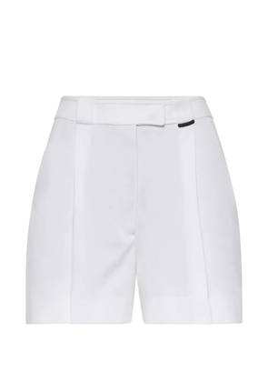 Brunello Cucinelli tailored cotton shorts - White