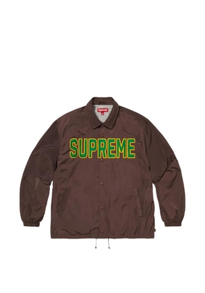 Supreme press-stud-fastening jacket - Brown