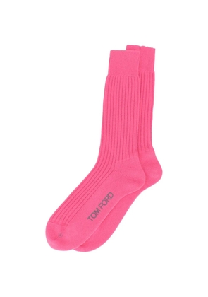 TOM FORD ribbed-knit socks - Pink