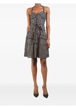 ZIMMERMANN heart-print sleeveless mini dress - Black