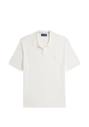 Polo Ralph Lauren Pony-embroidered double seed-stitched T-shirt - White