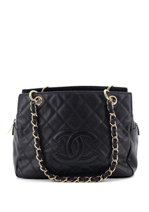 CHANEL Pre-Owned Petite Timeless Quilted Caviar tote bag - Black