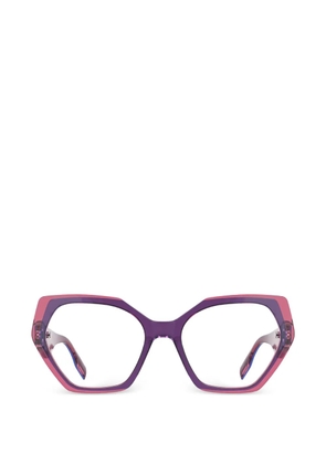 Karl Lagerfeld geometric-frame glasses - Purple