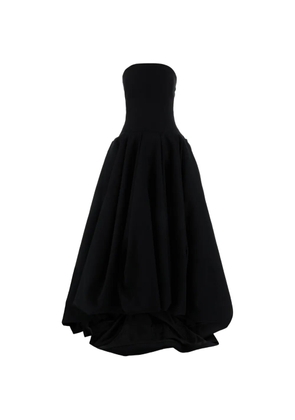 Balenciaga strapless pleated maxi dress - Black