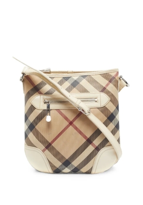 Burberry Pre-Owned Dryden Supernova Check crossbody bag - Neutrals
