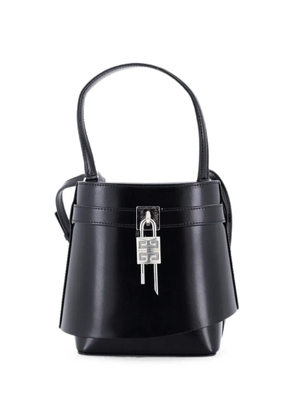 Givenchy Pre-Owned GV Shark Lock Leather bucket bag - Black