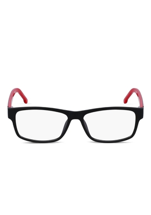Lacoste trimmed rectangle glasses - Black