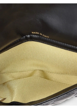 CHANEL Pre-Owned Lucky Charms Classic Flap Phone Holder with Chain Quilted Lambskin crossbody bag - Black