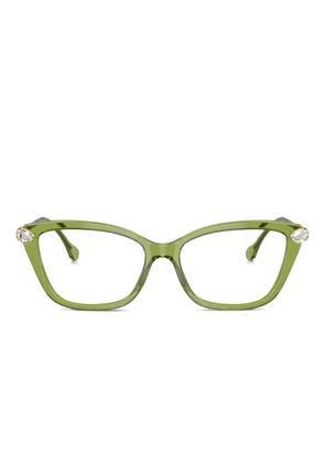 Swarovski Eyewear cat-eye glasses - Green