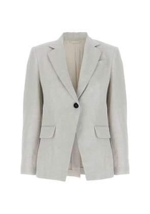 Brunello Cucinelli single-breasted blazer - Grey