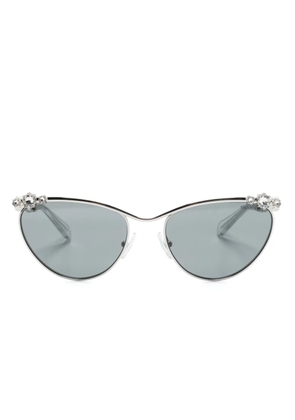 Swarovski Eyewear cat-eye frame sunglasses - Silver