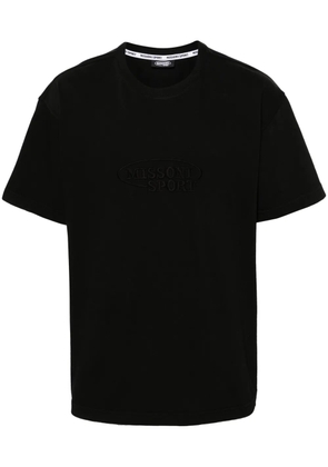 Missoni logo-embroidered cotton T-shirt - Black