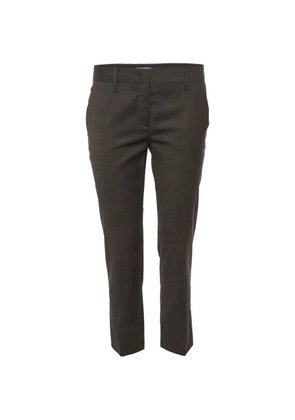 Prada Pre-Owned pinstripe-print trousers - Grey