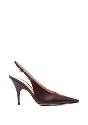 Gianvito Rossi Sofia slingback heeled pumps - Red