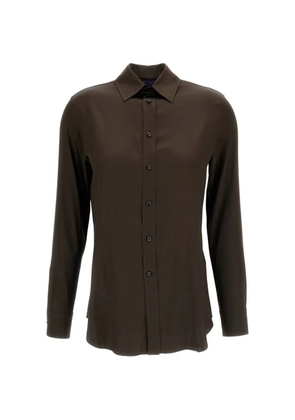 Ralph Lauren Collection Cameron button-down long-sleeved shirt - Brown